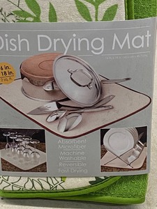 Lot Of (6) 16 x 18 Dish Drying Mats