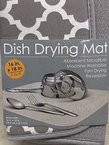 Lot Of (6) 16 x 18 Dish Drying Mats