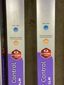Lot Of (4) 36 x 6.5ft Rolls Of Decorative Ice Chips Gilla Window Film
