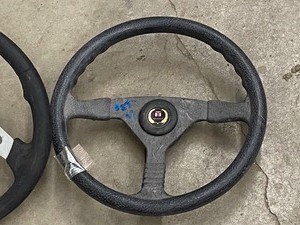 Lot Of (2) Steering Wheels -- Unknown Fit