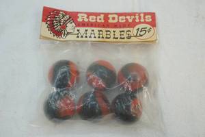 Red Devil shooter marbles