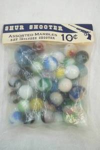 Shur Shooter marbles with shooter