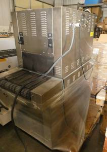 lot 1 image: Hobart-Heat Seal shrink tunnel model 1734T 220V working unit, 16 wide belt, 8 tall opening, 34 tunnel, 59 overall length