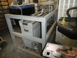 lot 12 image: Steel protective barrier measures 42 x 65 x 42 tall