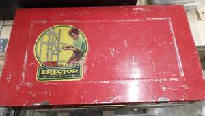 lot 22 image: vintage erector set # 7-12 Engineers Set