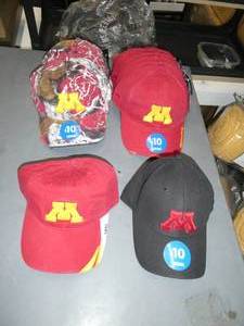 lot 61 image: 12 MN Gophers hats