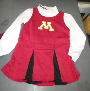 lot 83 image: 2 MN Gophers cheeleader dresses size 6X