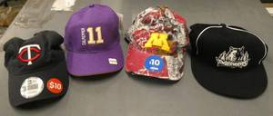 lot 90 image: 4 MN teams hats