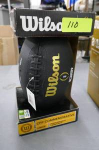 lot 110 image: Wilson football celebrating 2016 playoffs