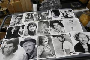 lot 169 image: Lot of movie star 8x10 photos including Mel Gibson, John Travolta, Richard Gere, Clint Eastwood