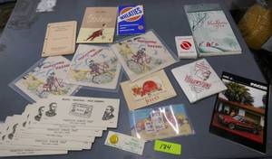 lot 184 image: Vintage advertising items from Smith Bros cough drops to Jello and Yellowstone whiskey