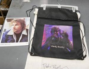 lot 200 image: Dierks Bentley Fans - autographed bag, and towel complete with his sweat on it
