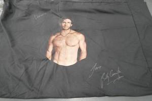 lot 201 image: Signed Billy Currington pillow case
