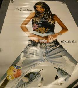lot 210 image: 7 Liz Lieu the Poker Diva posters, Vanna White and others