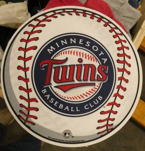 lot 228 image: 20 Twins baseball shaped pennants