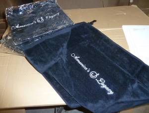 lot 203 image: Lot of 12 New golf  fishing hand towels