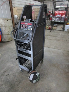 lot 37 image: Lincoln 140 Pro Mig Welder & Cart