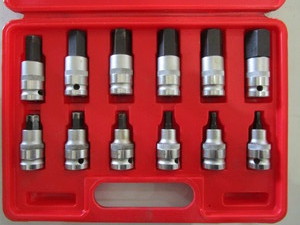 lot 47 image: 38 Metric Hex Socket Set