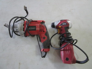 lot 78 image: Electric Metal Shear & Right Angle Drill