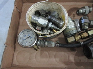 lot 93 image: Hydraulic Hoses, Gauges & Ends