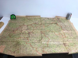 lot 22 image: Old Vintage German Military Map 