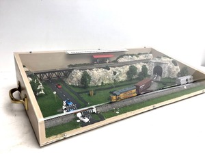 lot 29 image: Very Cool Train Station Tabletop Hazard Display
