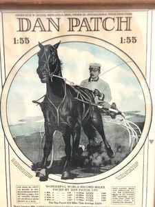 lot 59 image: Framed Antique 1910s DAN PATCH Framed Print