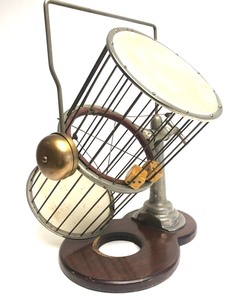 lot 123 image: Fantastic Antique Gambling Hall or Saloon Chuck-A-Luck Gambling Game