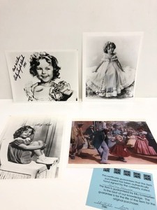 lot 176 image: Group of Authentic SHIRLEY TEMPLE Autographed Photos