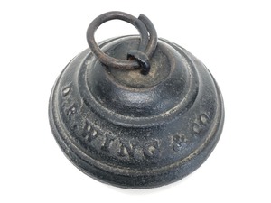 lot 186 image: Antique 19th Century HorseBuggy Cast Iron Tether Weight