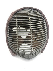 lot 243 image: Antique Leather Fencing Helmet