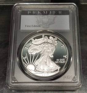 2017-S US PROOF SILVER EAGLE PR70 DCAM PCGS FROM CONGRATULATIONS SET