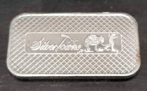 1 TROY OZ .999 FINE SILVER BAR SILVERTOWNE PROSPECTOR