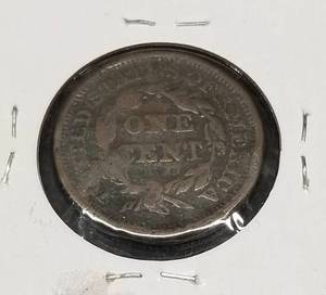 1849 US BRAIDED HAIR LARGE CENT