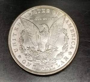 1887 MORGAN SILVER DOLLAR BU-UNC