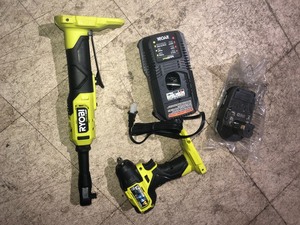 RYOBI ONE HP 18V Compact Cordless Automotive Kit with 38 in. Impact Wrench, 38 in. Ratchet Kit, 1.5 Ah Battery and Charger