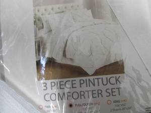 Swift Home 3-Pc. Pintuck Comforter ...