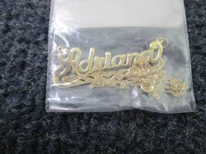 0K Gold Personalized Script Name Ne...