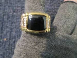 Men�s 18K Gold Over Sterling Silve...