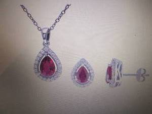 Sofia B. Sterling Silver Created Ru...