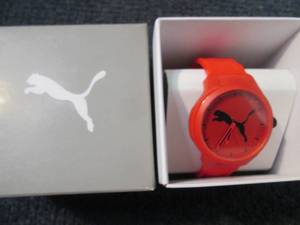 PUMA Mens Reset v2 Red Sport Watch...