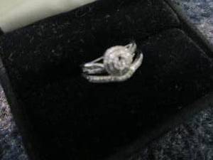 10K White Gold 13 ct tw Diamond Ro...