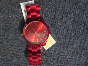 Michael Kors Womens Runway Red Sta...