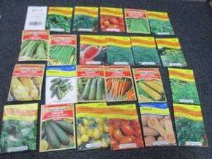 24 pks Assorted Vegetable Seeds...