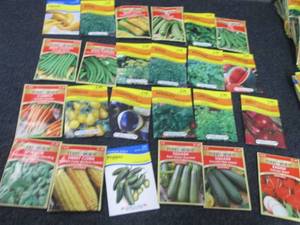 24 pks Assorted Vegetable Seeds...