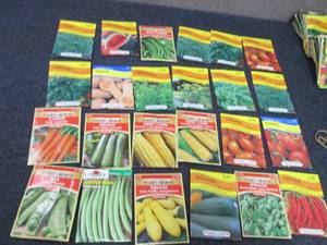 24 pks Assorted Vegetable Seeds...