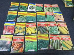 24 pks Assorted Vegetable Seeds...