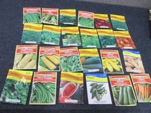 24 pks Assorted Vegetable Seeds...
