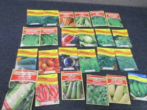 24 pks Assorted Vegetable Seeds...