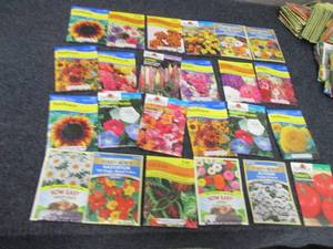 24 pks Assorted Flower Seeds...